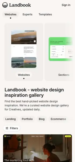 Landbook mobile